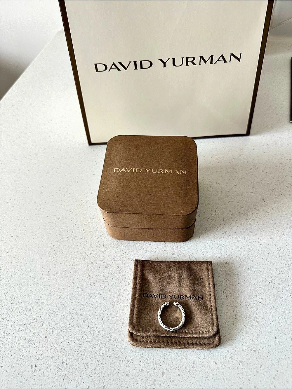 David Yurman Petite Cable Open RING ONLY